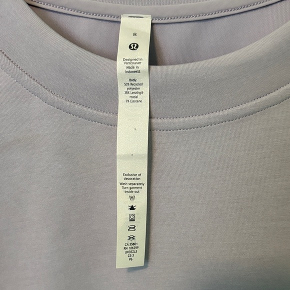 Lululemon Athletica Light Purple Crewneck - Picture 2 of 6